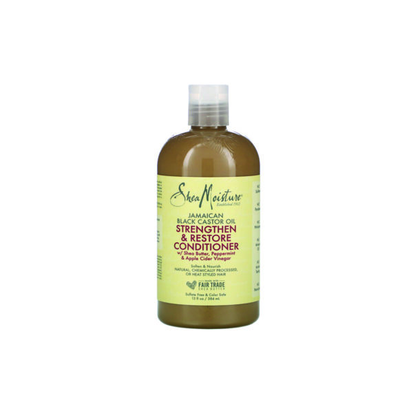 SheaMoisture - Jamaican Black Castor Oil Strengthen & Restore Conditioner Ohmykajo curly hair care, hair loss treatment, curly hair products