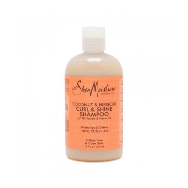 Sheamoisture - Coconut & Hibiscus Shampoo Ohmykajo curly hair care, hair loss treatment, curly hair products