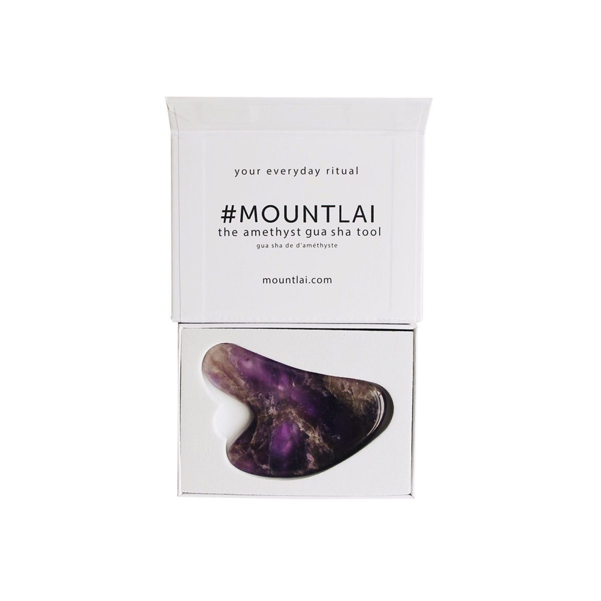 Mount Lai - The Amethyst Gua Sha Tool
