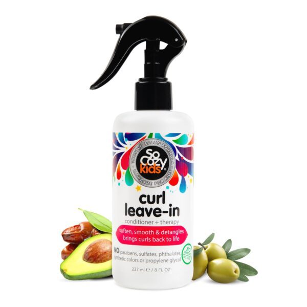 SoCozy, Kids Curl Leave-In Conditioner + Therapy – Gentle, Nourishing Care for Kids’ Curls