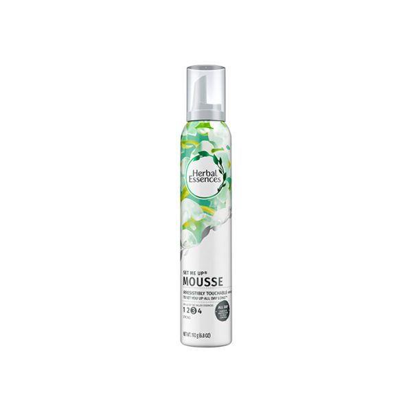Herbal Essences - Set Me Up Mousse Ohmykajo curly hair care, hair loss treatment, curly hair products