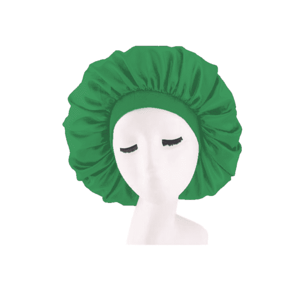 Silky Satin Bonnet - Green Ohmykajo curly hair care, hair loss treatment, curly hair products