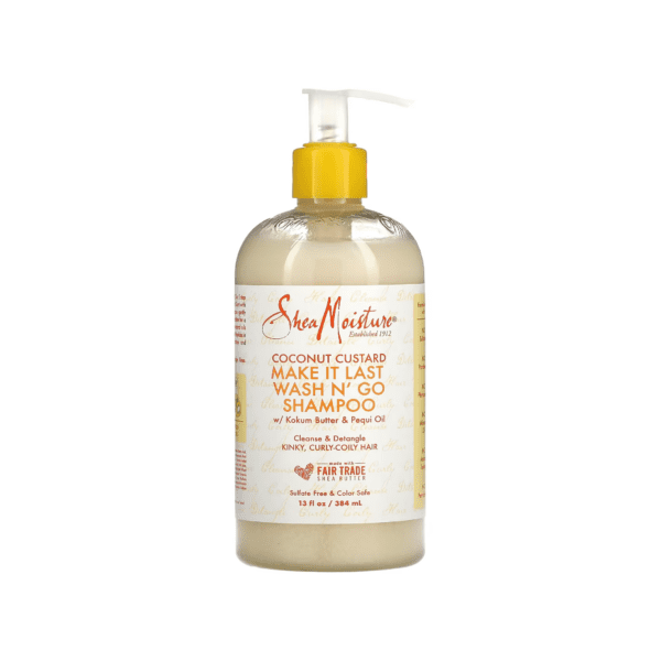 SheaMoisture - Coconut Custard With Kokum Butter & Pequi Oil Shampoo Ohmykajo curly hair care, hair loss treatment, curly hair products