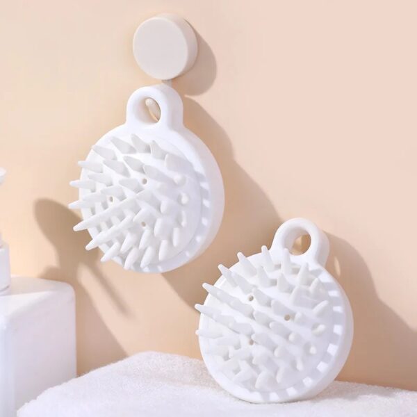 Shampoo and Scalp Massage Silicone Brush Ohmykajo curly hair care, hair loss treatment, curly hair products
