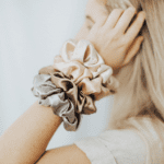 Silky Satin Hair Scrunchie Ohmykajo curly hair care, hair loss treatment, curly hair products