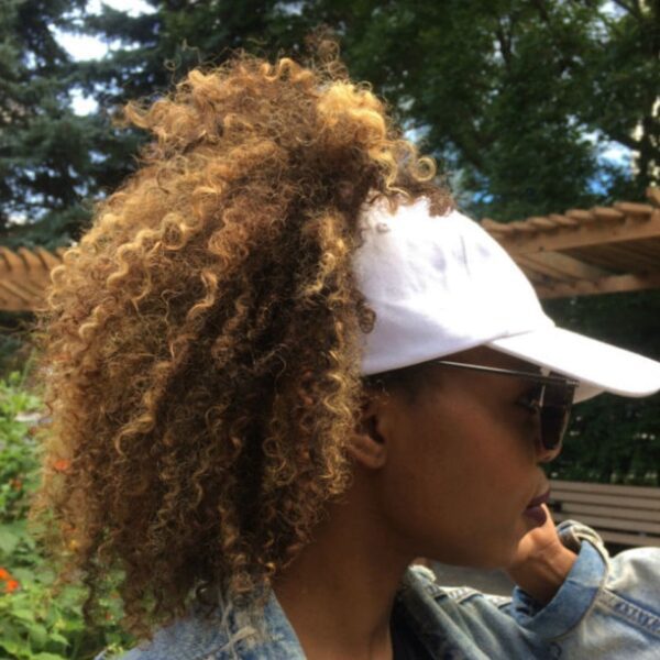 curly hair cap